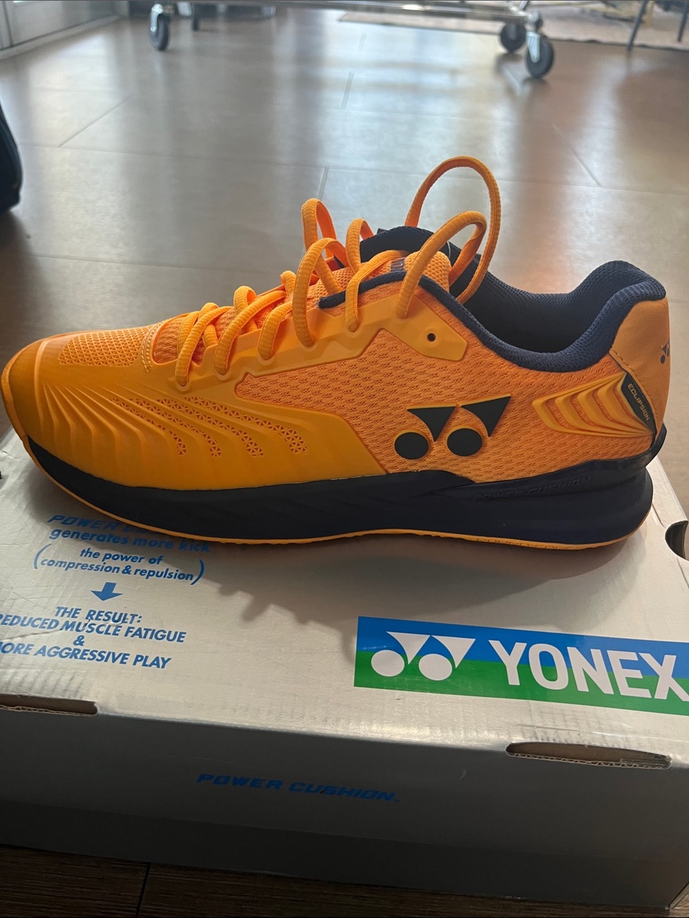 Yonex Eclipsion 4 Clay Men’s Athletic Tennis Shoes - Mandarin Orange